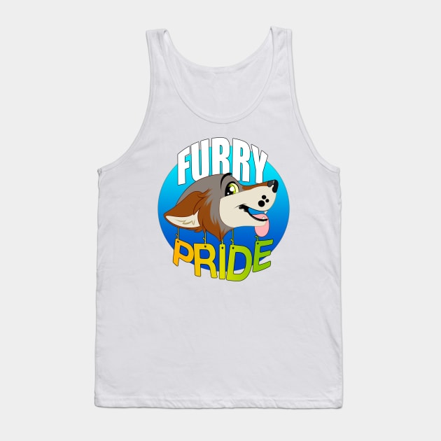 Furry Pride! ( 01 ) Tank Top by xBlueAshes